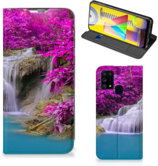 B2Ctelecom Telefoonhoesje Samsung Galaxy M31 Wallet Bookcase Waterval