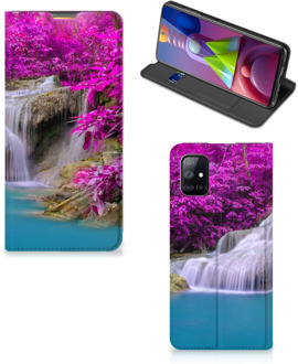 B2Ctelecom Telefoonhoesje Samsung Galaxy M51 Wallet Bookcase Waterval