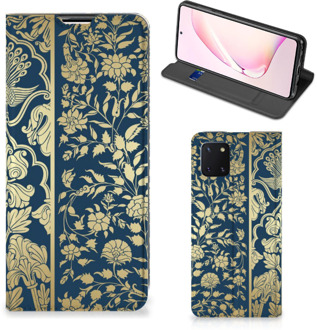 B2Ctelecom Telefoonhoesje Samsung Galaxy Note 10 Lite Foto hoesje Golden Flowers