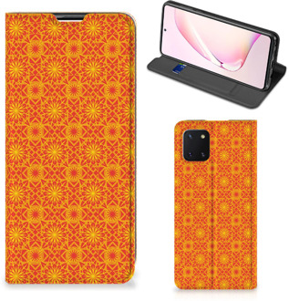 B2Ctelecom Telefoonhoesje Samsung Galaxy Note 10 Lite Wallet Case Batik Orange