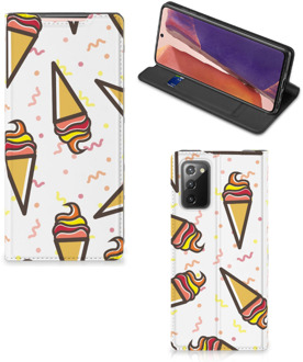 B2Ctelecom Telefoonhoesje Samsung Galaxy Note20 Beschermhoes Icecream