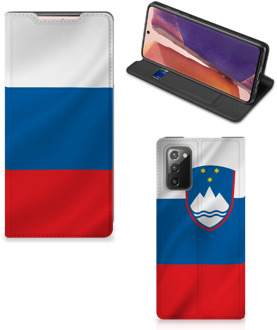 B2Ctelecom Telefoonhoesje Samsung Galaxy Note20 Beschermhoes Sloveense Vlag