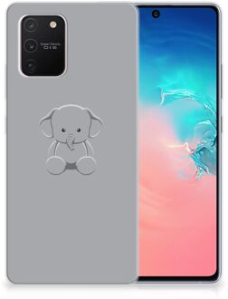 B2Ctelecom Telefoonhoesje Samsung Galaxy S10 Lite Hippe Hoesjes Baby Olifant