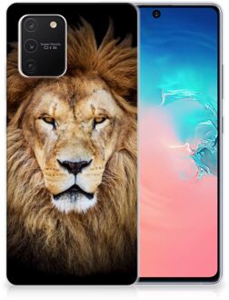 B2Ctelecom Telefoonhoesje Samsung Galaxy S10 Lite Hippe Hoesjes Customize Super als Vaderdag Cadeau Leeuw