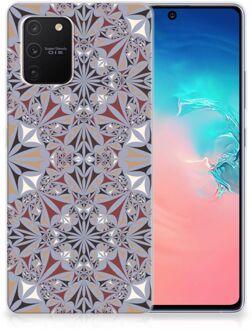 B2Ctelecom Telefoonhoesje Samsung Galaxy S10 Lite Hoesje Flower Tiles