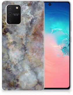 B2Ctelecom Telefoonhoesje Samsung Galaxy S10 Lite Leuk TPU Backcase Marmer Grijs