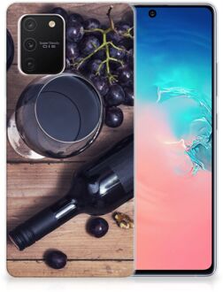 B2Ctelecom Telefoonhoesje Samsung Galaxy S10 Lite Leuk TPU Backcase Wijn