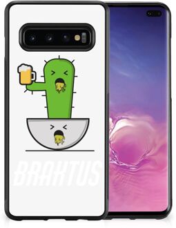 B2Ctelecom Telefoonhoesje Samsung Galaxy S10+ Hoesje maken met Zwarte rand Braktus