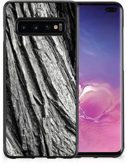 B2Ctelecom Telefoonhoesje Samsung Galaxy S10+ Leuk Case met Zwarte rand Boomschors