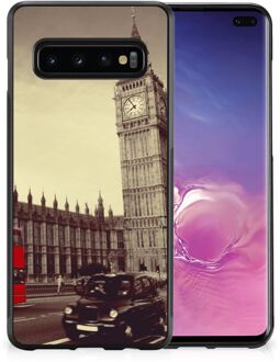 B2Ctelecom Telefoonhoesje Samsung Galaxy S10+ Telefoontas met Zwarte rand Londen City