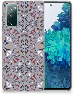 B2Ctelecom Telefoonhoesje Samsung Galaxy S20 FE Hoesje Flower Tiles