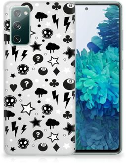 B2Ctelecom Telefoonhoesje Samsung Galaxy S20 FE Silicone Back Cover Silver Punk