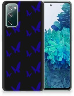 B2Ctelecom Telefoonhoesje Samsung Galaxy S20 FE TPU Silicone Hoesje Vlinder Patroon