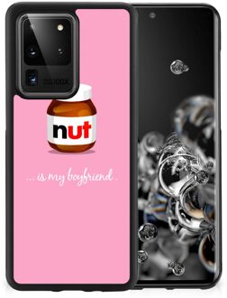 B2Ctelecom Telefoonhoesje Samsung Galaxy S20 Ultra Leuk Hoesje met Zwarte rand Nut Boyfriend