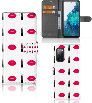 B2Ctelecom Telefoonhoesje Samsung Galaxy S20FE Beschermhoes Lipstick Kiss