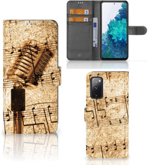 B2Ctelecom Telefoonhoesje Samsung Galaxy S20FE Cover Ontwerpen Bladmuziek