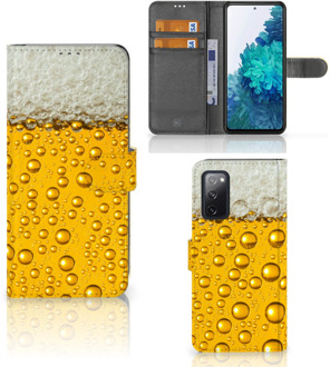 B2Ctelecom Telefoonhoesje Samsung Galaxy S20FE Flip Cover Valentijn Cadeautje hem Bier