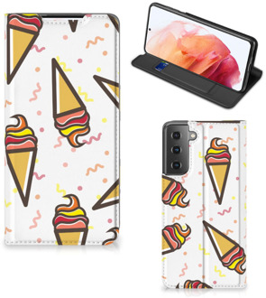 B2Ctelecom Telefoonhoesje Samsung Galaxy S21 Beschermhoes Icecream