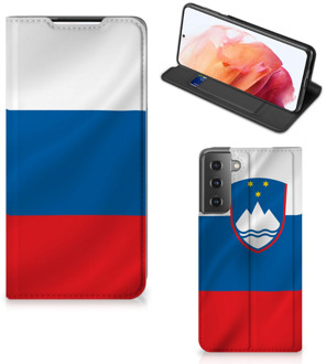 B2Ctelecom Telefoonhoesje Samsung Galaxy S21 Beschermhoes Sloveense Vlag