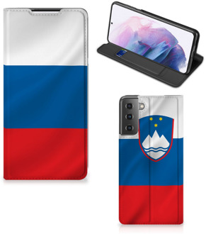 B2Ctelecom Telefoonhoesje Samsung Galaxy S21 Plus Beschermhoes Sloveense Vlag