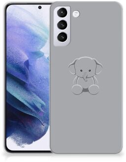 B2Ctelecom Telefoonhoesje Samsung Galaxy S21 Plus Hippe Hoesjes Baby Olifant