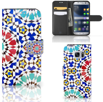 B2Ctelecom Telefoonhoesje Samsung Galaxy S7 Design Mozaïek