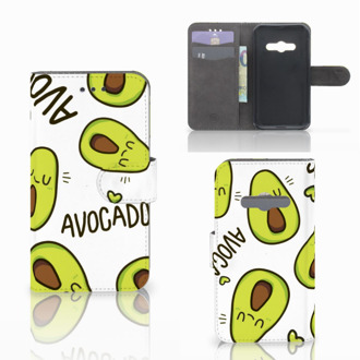 B2Ctelecom Telefoonhoesje Samsung Galaxy Xcover 3 | Xcover 3 VE Book Case Hoesje Avocado Singing