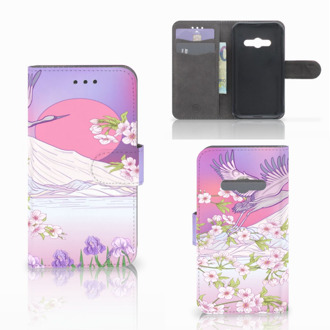 B2Ctelecom Telefoonhoesje Samsung Galaxy Xcover 3 | Xcover 3 VE Book Case Hoesje Bird Flying