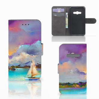 B2Ctelecom Telefoonhoesje Samsung Galaxy Xcover 3 | Xcover 3 VE Book Case Hoesje Boat