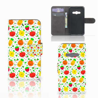 B2Ctelecom Telefoonhoesje Samsung Galaxy Xcover 3 | Xcover 3 VE Book Case Hoesje Design Fruits