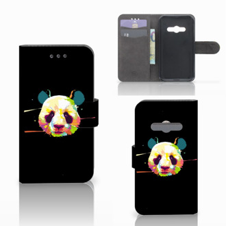 B2Ctelecom Telefoonhoesje Samsung Galaxy Xcover 3 | Xcover 3 VE Book Case Hoesje Design Panda Color