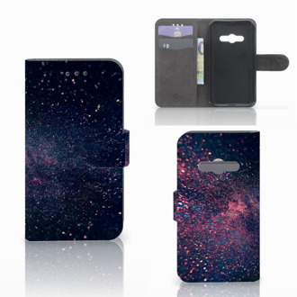 B2Ctelecom Telefoonhoesje Samsung Galaxy Xcover 3 | Xcover 3 VE Book Case Hoesje Design Stars