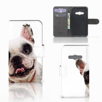 B2Ctelecom Telefoonhoesje Samsung Galaxy Xcover 3 | Xcover 3 VE Book Case Hoesje Franse Bulldog