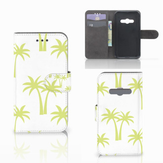 B2Ctelecom Telefoonhoesje Samsung Galaxy Xcover 3 | Xcover 3 VE Book Case Hoesje Palmtrees