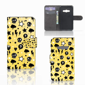 B2Ctelecom Telefoonhoesje Samsung Galaxy Xcover 3 | Xcover 3 VE Book Case Hoesje Punk Yellow