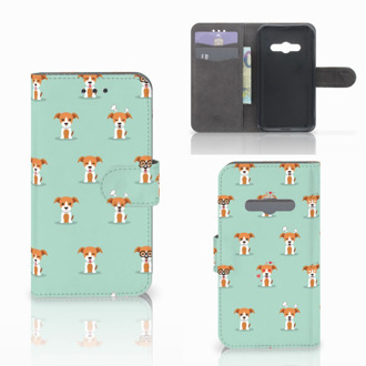 B2Ctelecom Telefoonhoesje Samsung Galaxy Xcover 3 | Xcover 3 VE Book Case Hoesje Pups