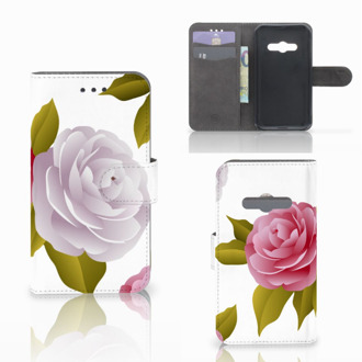 B2Ctelecom Telefoonhoesje Samsung Galaxy Xcover 3 | Xcover 3 VE Book Case Hoesje Roses