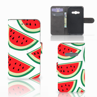 B2Ctelecom Telefoonhoesje Samsung Galaxy Xcover 3 | Xcover 3 VE Book Case Hoesje Watermelons