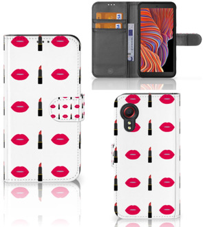 B2Ctelecom Telefoonhoesje Samsung Galaxy Xcover 5 Beschermhoes Lipstick Kiss