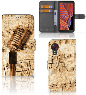 B2Ctelecom Telefoonhoesje Samsung Galaxy Xcover 5 Cover Ontwerpen Bladmuziek