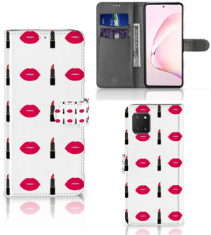 B2Ctelecom Telefoonhoesje Samsung Note 10 Lite Beschermhoes Lipstick Kiss