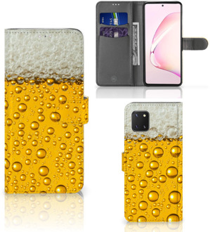 B2Ctelecom Telefoonhoesje Samsung Note 10 Lite Flip Cover Valentijn Cadeautje hem Bier