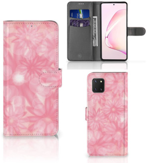 B2Ctelecom Telefoonhoesje Samsung Note 10 Lite Wallet Case Spring Flowers