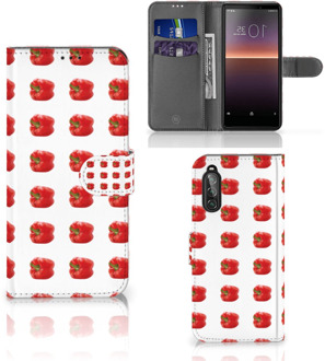 B2Ctelecom Telefoonhoesje Sony Xperia 10 II Book Case Paprika Red