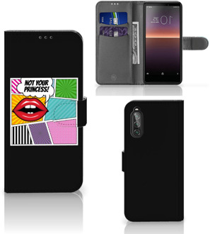 B2Ctelecom Telefoonhoesje Sony Xperia 10 II Bookcase Popart Princess