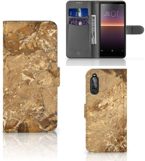 B2Ctelecom Telefoonhoesje Sony Xperia 10 II Mobiel Case Marmer