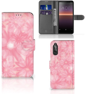 B2Ctelecom Telefoonhoesje Sony Xperia 10 II Wallet Case Spring Flowers