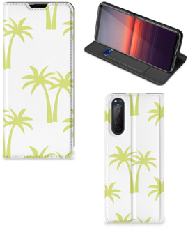 B2Ctelecom Telefoonhoesje Sony Xperia 5 II Magnet Case Palmtrees