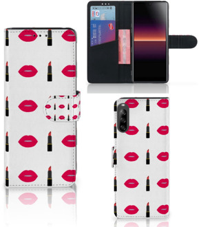 B2Ctelecom Telefoonhoesje Sony Xperia L4 Beschermhoes Lipstick Kiss