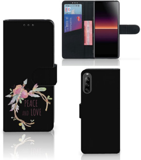 B2Ctelecom Telefoonhoesje Sony Xperia L4 Bookcase Boho Text